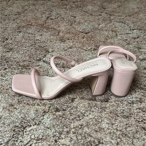 Michael Shannon Women's Tan Small Heel Sandals